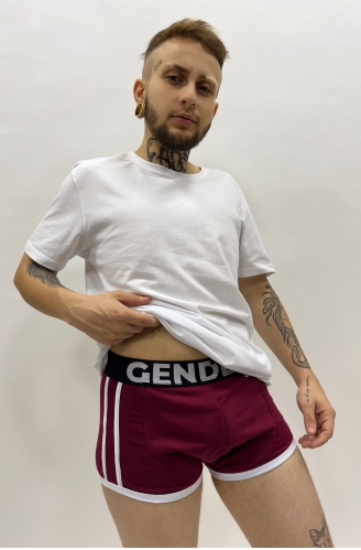 BOXER STRAP - GENDER BURGUNDY
