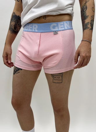 Boxer Gender Strap Rosa