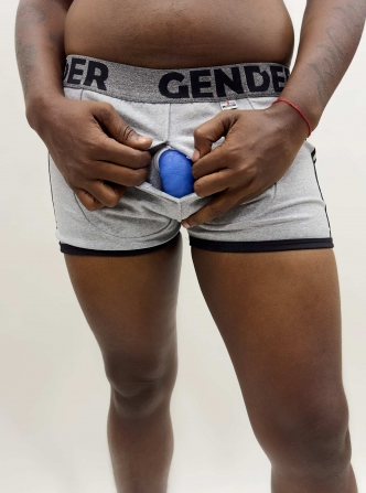 Boxer Gender Strap  Gris Mixto