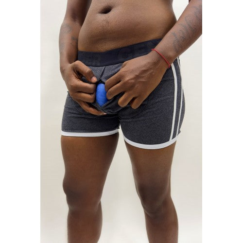 BOXER STRAP - GRIS OSCURO