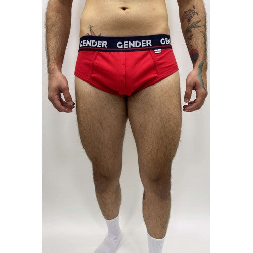 BOXER STRAP - APERTURA LATERAL RED